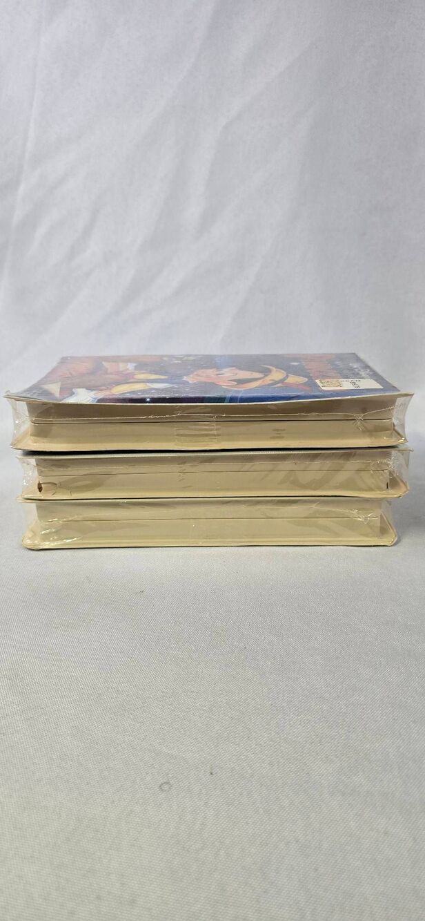 Lot of 3 Vintage Walt Disney VHS Tapes - Pinocchio, Winnie the Pooh, Flubber-NEW